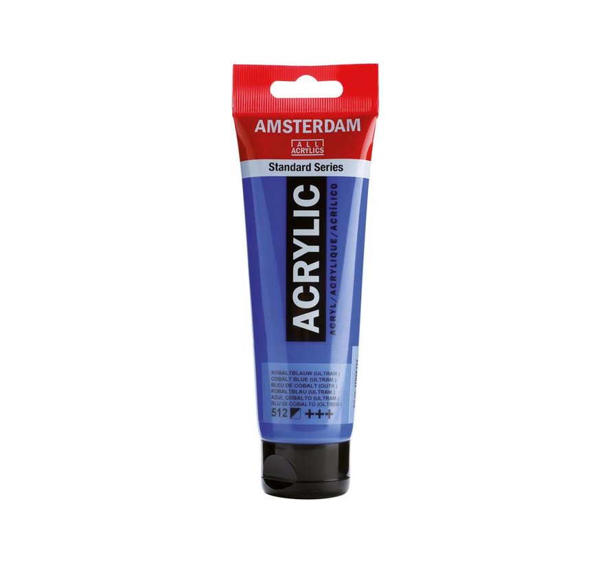 Amsterdam Standard Series Acrylverf Tube 120 ml Kobaltblauw (Ultramarijn) 512