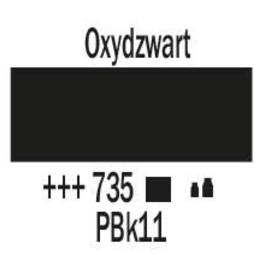 Amsterdam Standard Series Acrylverf Tube 120 ml Oxydzwart 735