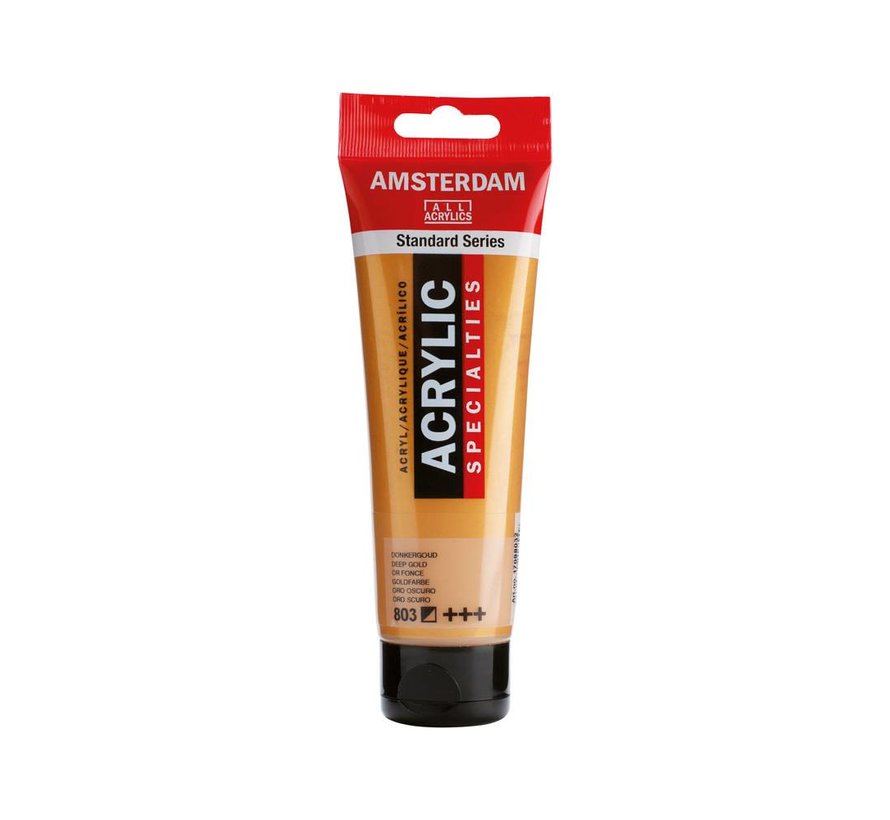 Amsterdam Standard Series Acrylverf Tube 120 ml Donkergoud 803