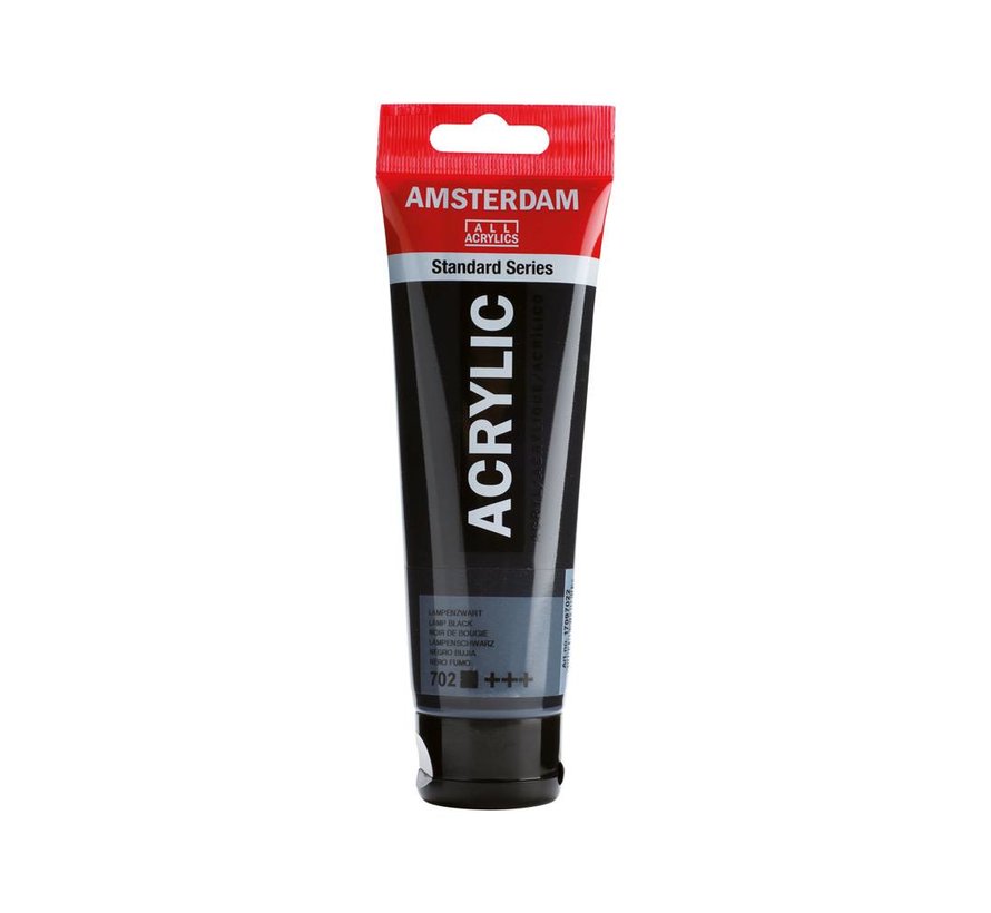 Amsterdam Standard Series Acrylverf Tube 120 ml Lampenzwart 702