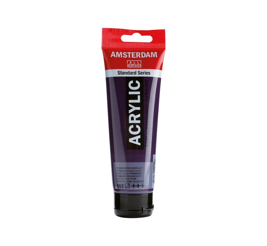 Amsterdam Standard Series Acrylverf Tube 120 ml Permanentblauwviolet 568