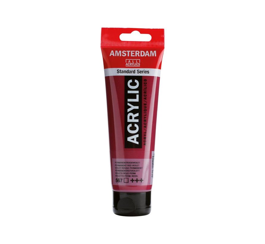 Amsterdam Standard Series Acrylverf Tube 120 ml Permanentroodviolet 567