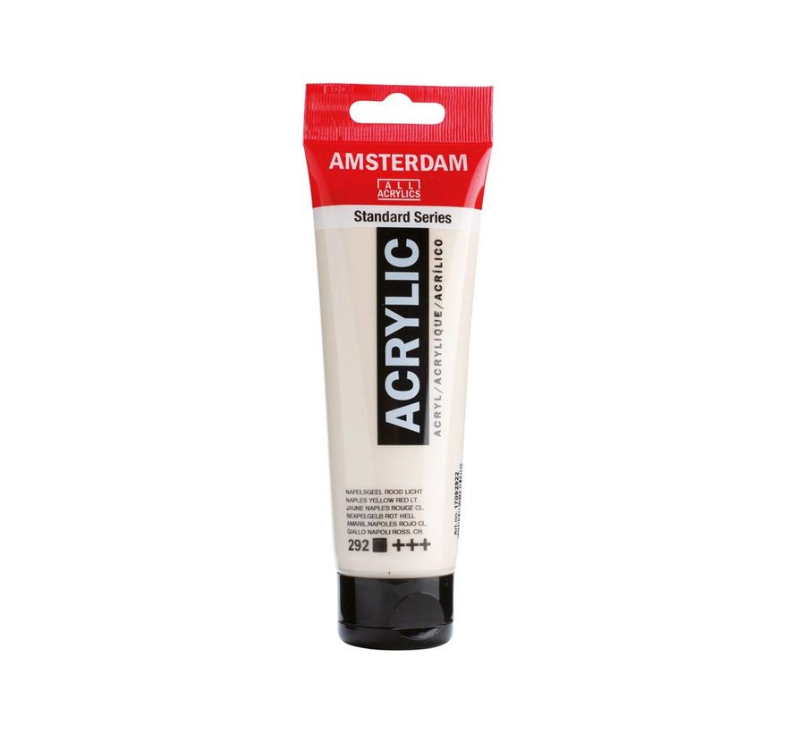 Amsterdam Standard Series Acrylverf Tube 120 ml Napelsgeel Rood Licht 292