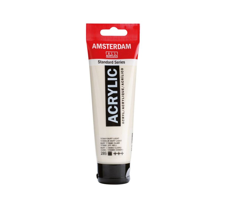 Amsterdam Standard Series Acrylverf Tube 120 ml Titaanbuff Licht 289