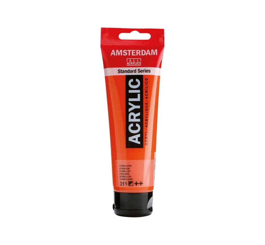 Amsterdam Standard Series Acrylverf Tube 120 ml Vermiljoen 311