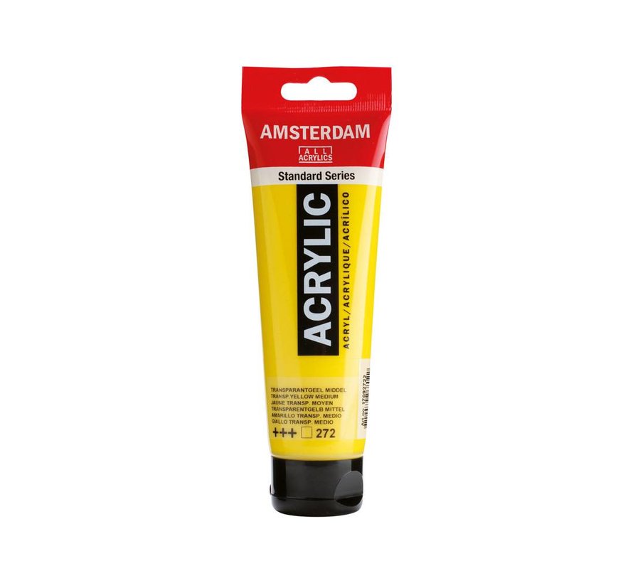 Amsterdam Standard Series Acrylverf Tube 120 ml Transparantgeel Middel 272