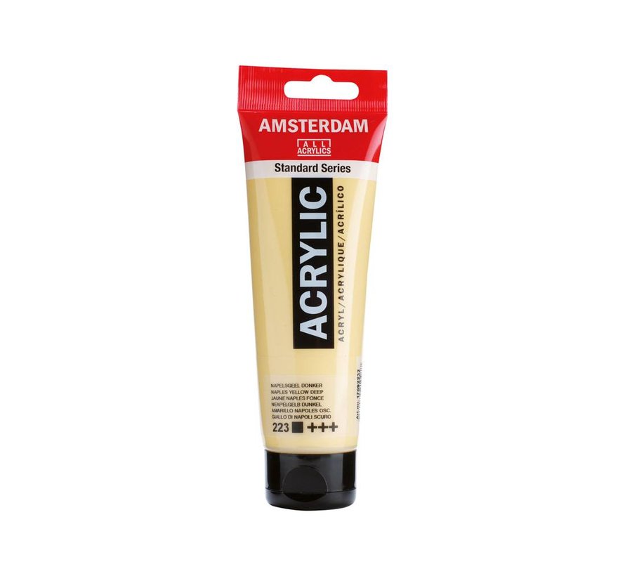 Amsterdam Standard Series Acrylverf Tube 120 ml Napelsgeel Donker 223