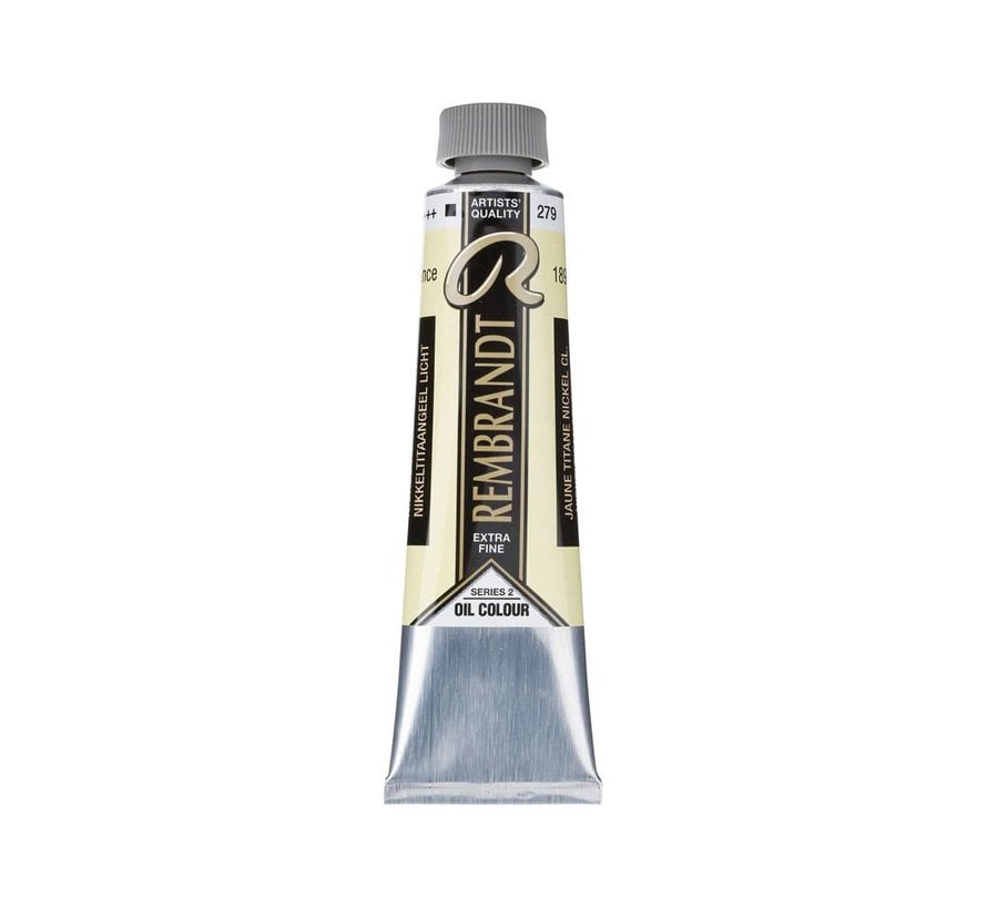 Rembrandt Olieverf Tube 40 ml Nikkeltitaangeel Licht 279