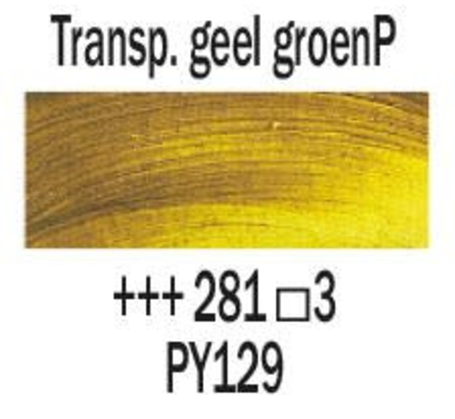 Rembrandt Olieverf Tube 40ml Transparantgeel Groen 281
