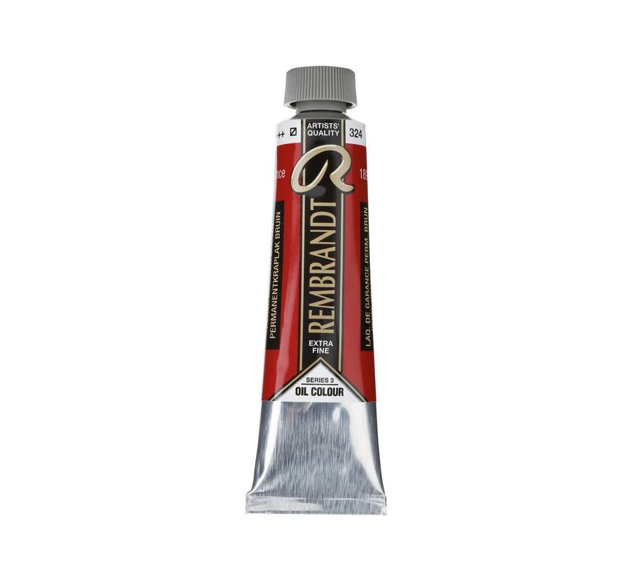 Rembrandt Olieverf Tube 40 ml Permanentkraplak Bruin 324