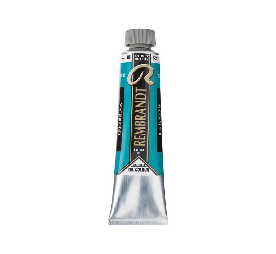 Rembrandt Olieverf Tube 40 ml Turkooisblauw 522