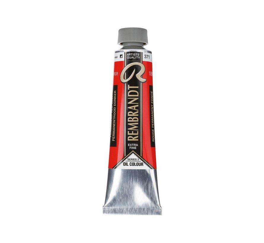 Rembrandt Olieverf Tube 40 ml Permanentrood Donker 371