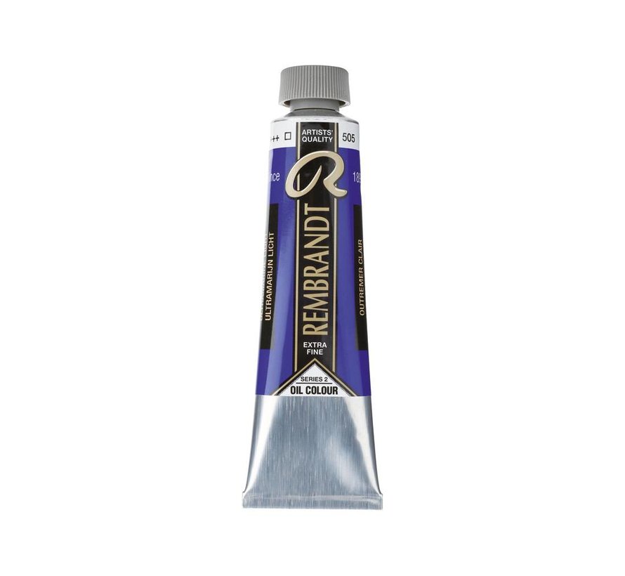 Rembrandt Olieverf Tube 40 ml Ultramarijn Licht 505