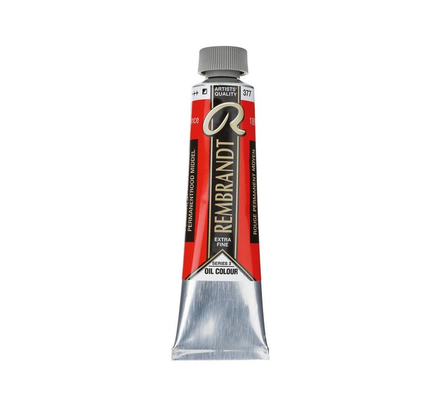 Rembrandt Olieverf Tube 40 ml Permanentrood Middel 377