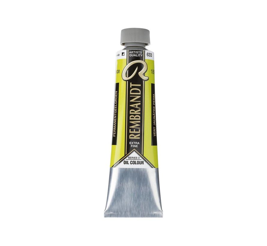 Rembrandt Olieverf Tube 40 ml Permanentgeelgroen 633