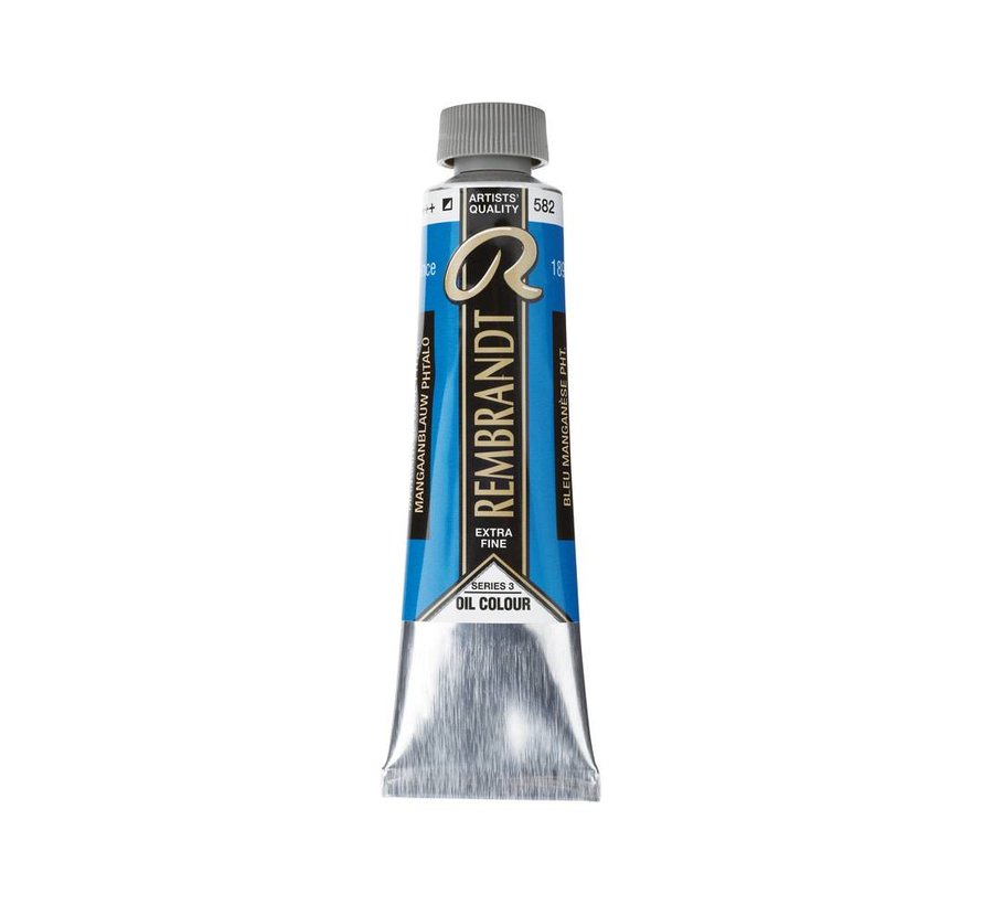 Rembrandt Olieverf Tube 40 ml Mangaanblauw Phtalo 582