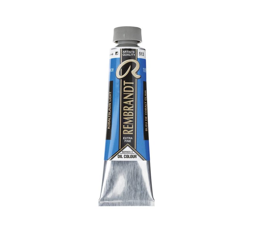 Rembrandt Olieverf Tube 40 ml Kobaltblauw Licht 513