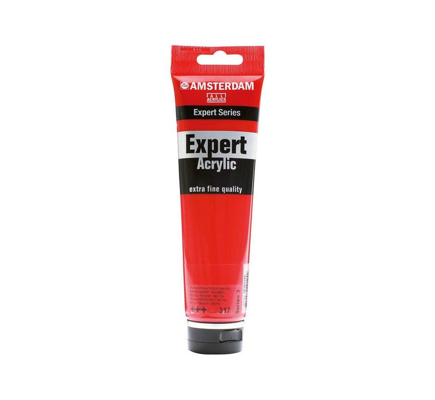 Amsterdam Expert Series Acrylverf Tube 150 ml Transparantrood Middel 317