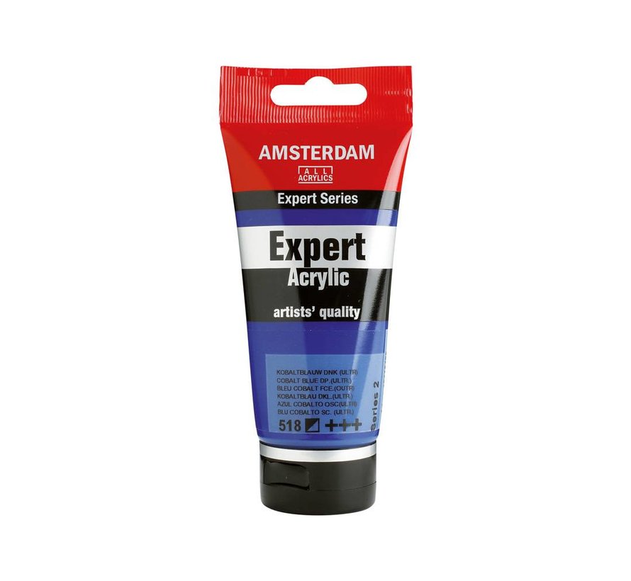 Amsterdam Expert Series Acrylverf Tube 75 ml Kobaltblauw Donker (Ultramarijn) 518