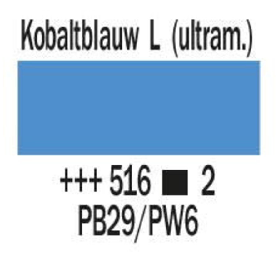 Amsterdam Expert Series Acrylverf Tube 75 ml Kobaltblauw Licht (Ultramarijn) 516