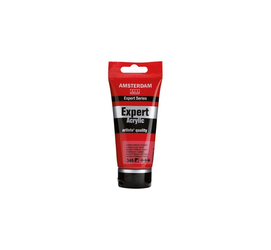 Amsterdam Expert Series Acrylverf Tube 75 ml Pyrrolerood Donker 345