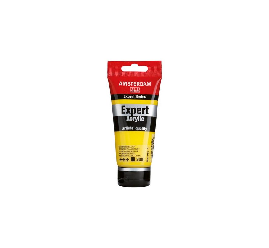 Amsterdam Expert Series Acrylverf Tube 75 ml Cadmiumgeel Licht 208