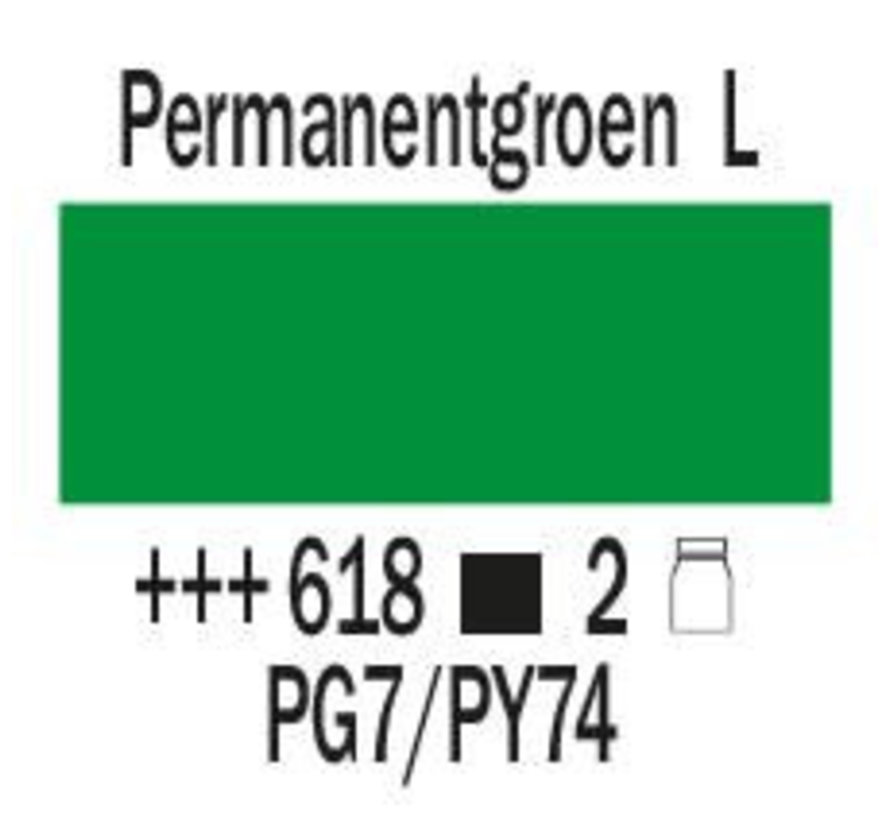 Amsterdam Expert Series Acrylverf Tube 75 ml Permanentgroen Licht 618