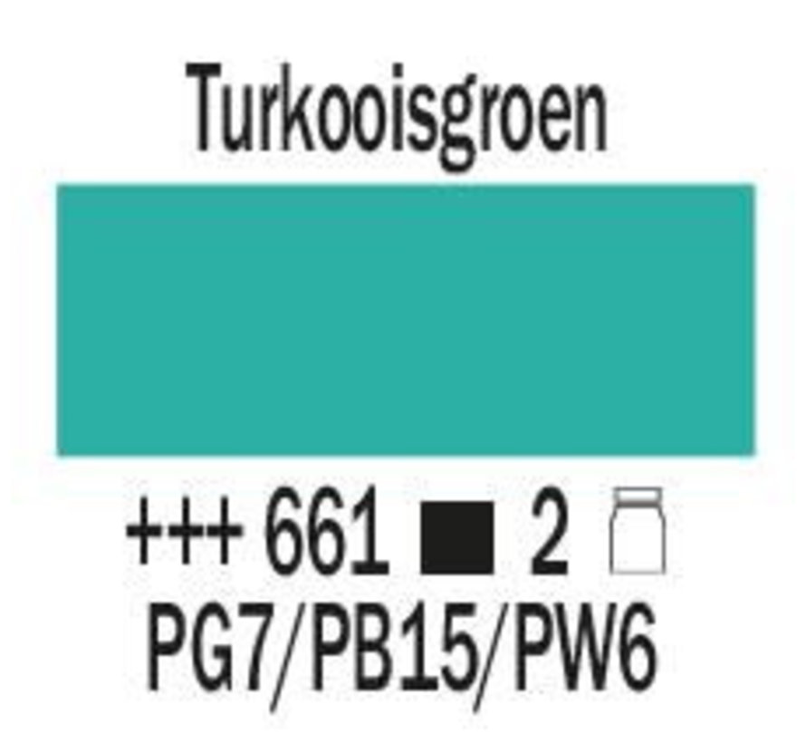 Amsterdam Expert Series Acrylverf Tube 150ml Turkooisgroen 661