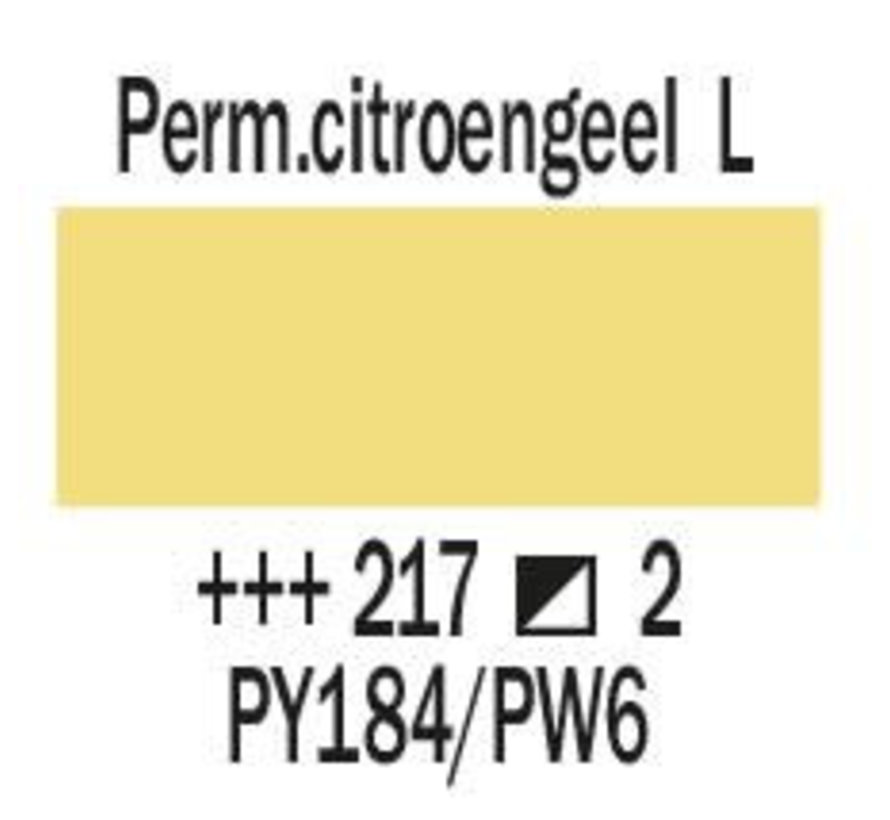 Amsterdam Expert Series Acrylverf Tube 75 ml Permanentcitroengeel Licht 217