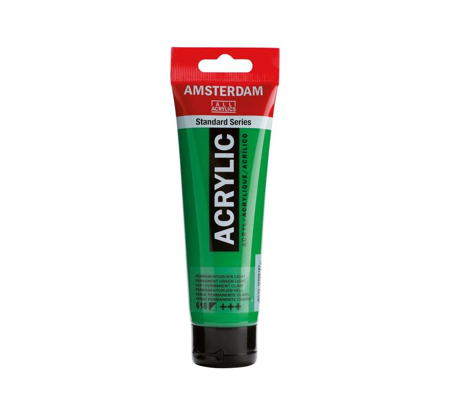 Amsterdam Standard Series Acrylverf Tube 120 ml Permanentgroen Licht 618