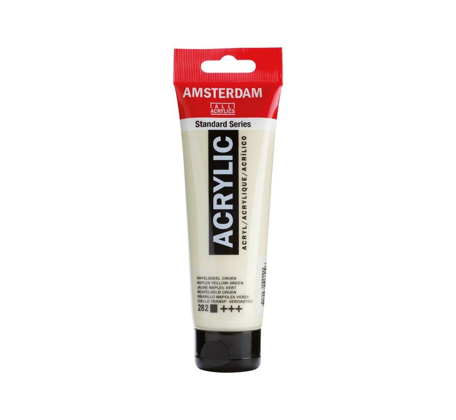 Amsterdam Standard Series Acrylverf Tube 120 ml Napelsgeel Groen 282