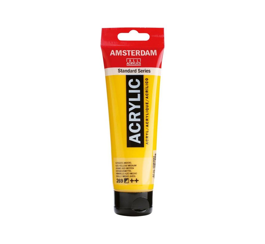 Amsterdam Standard Series Acrylverf Tube 120 ml Azogeel Middel 269