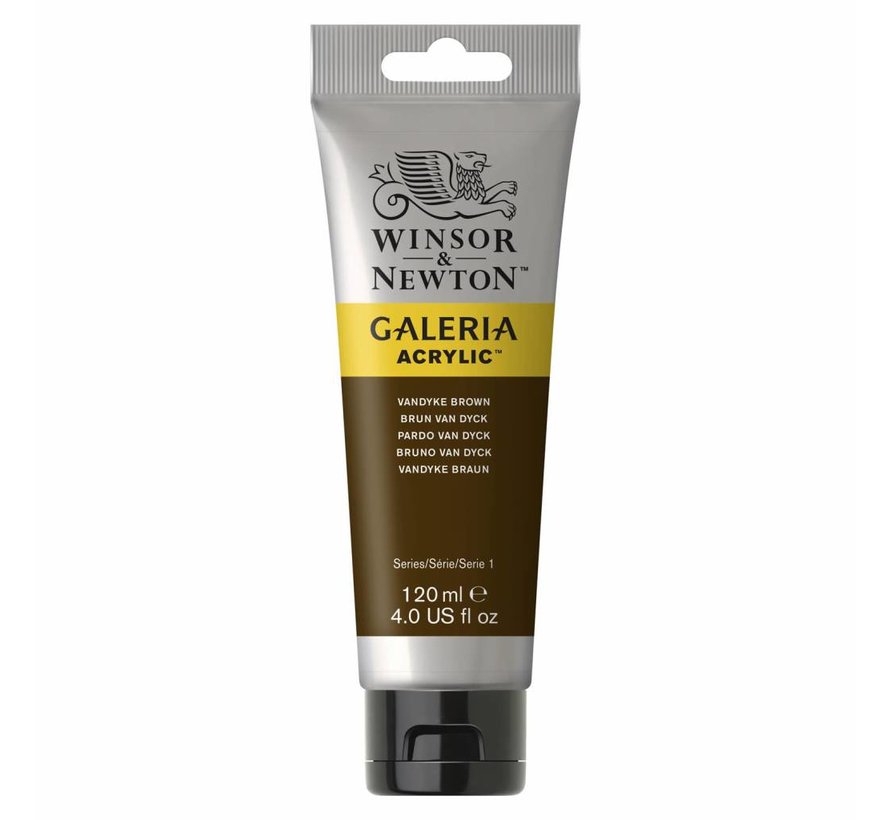 Galeria acrylverf 120ml Vandyke Brown 676