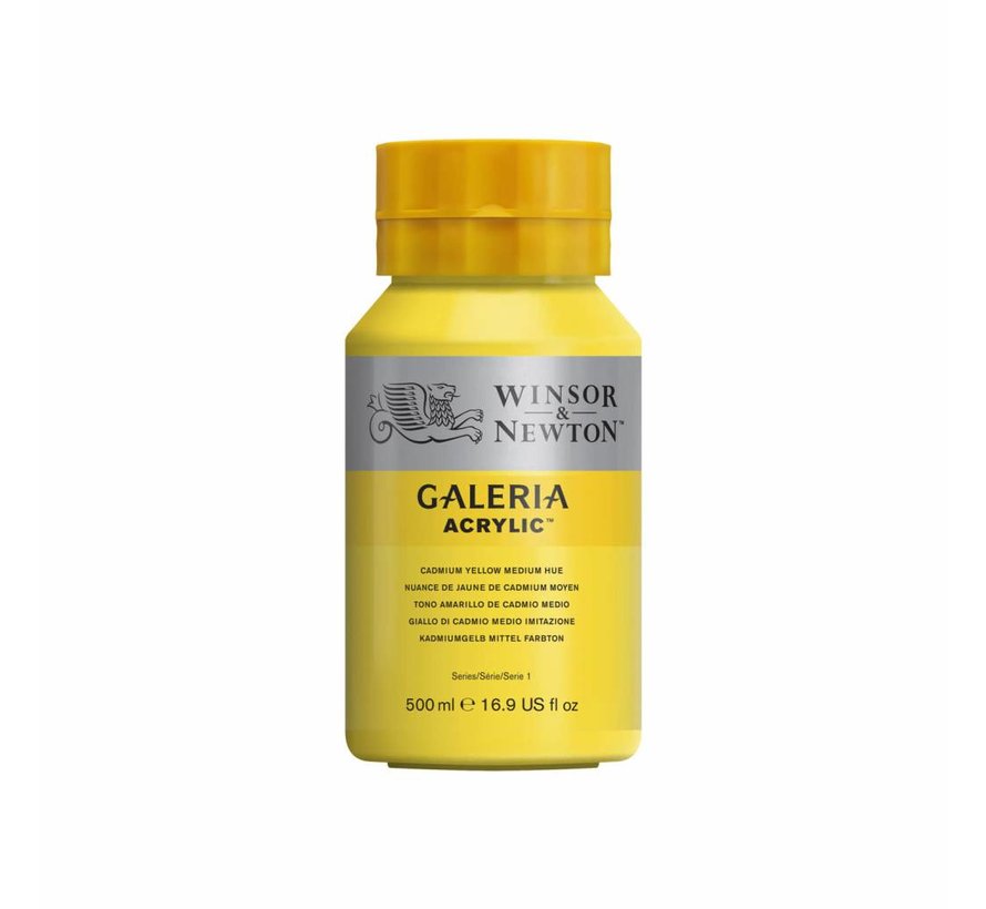 Galeria acrylverf 500ml Cadmium Yellow Medium Hue 120