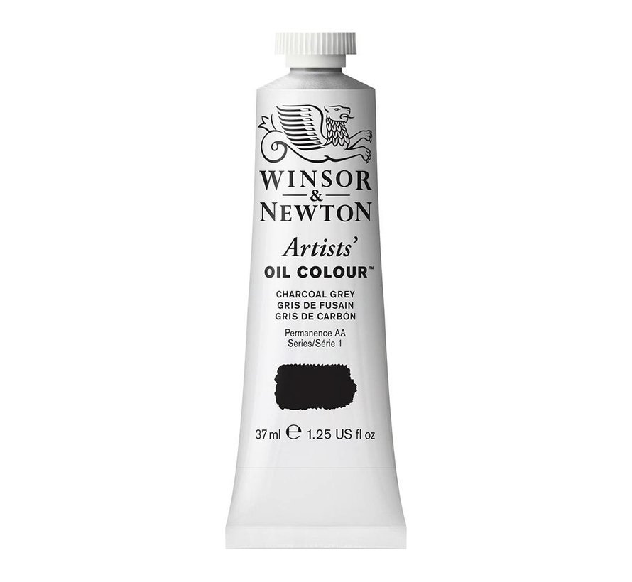 W&N Artists olieverf 37ml Charcoal Grey 142