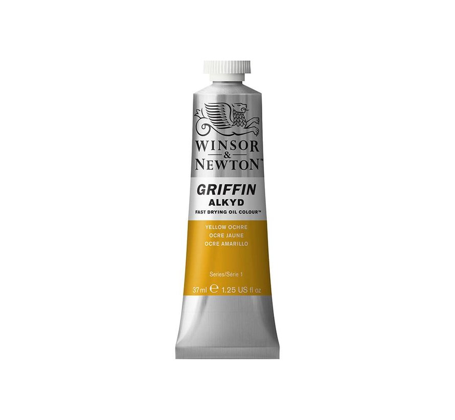 W&N Griffin Alkyd olieverf 37ml Yellow Ochre 744