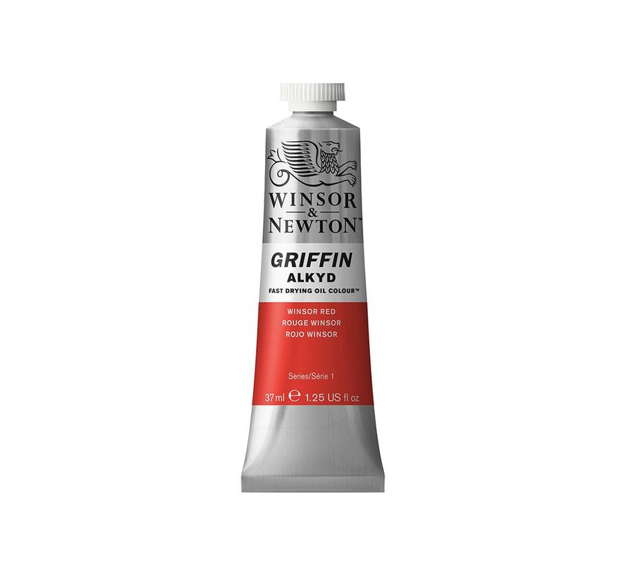 W&N Griffin Alkyd olieverf 37ml Winsor Red 726