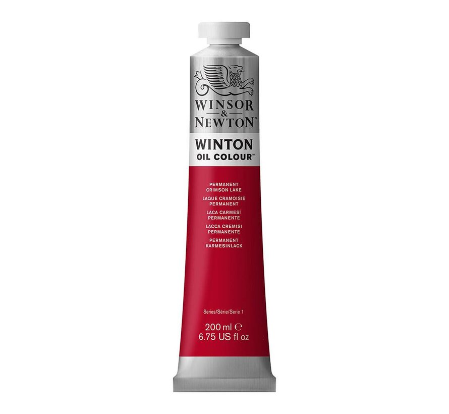 W&N Winton olieverf 200ml Permanent Crimson Lake 478