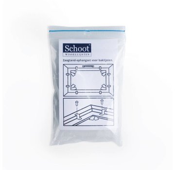 Regenboog huismerk Zaagtand ophangset voor baklijsten