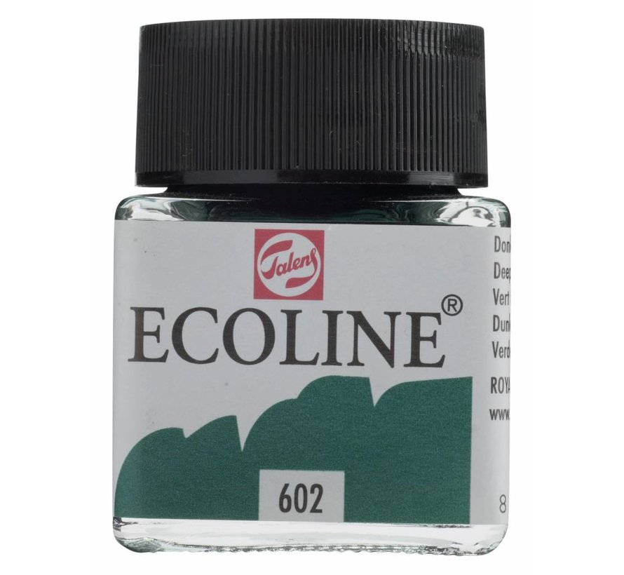 Ecoline 30ml Donkergroen 602