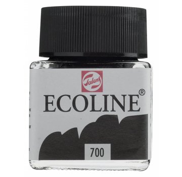 Royal Talens Ecoline Vloeibare Waterverf Fles 30ml Zwart 700