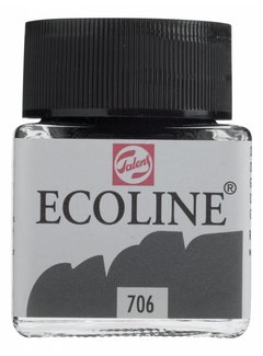 Royal Talens Ecoline 30ml Donkergrijs 706