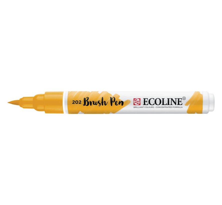 Ecoline Brush Pen Donkergeel 202