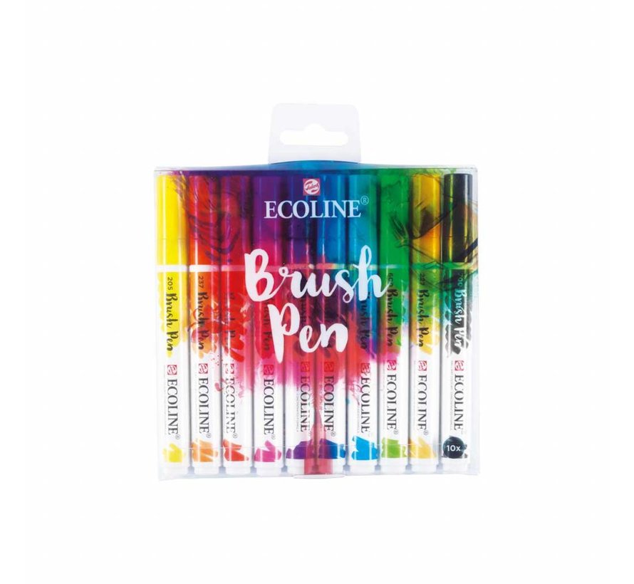 Ecoline brushpen set 15 stiften