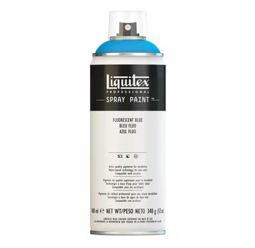 Liquitex Acrylverf spuitbus 400ml Fluorescent Blue