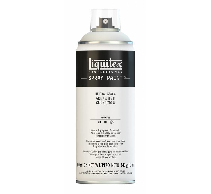 Acrylverf spuitbus 400ml Neutral Grey 8