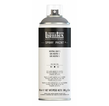 Liquitex Acrylverf spuitbus 400ml Neutral Grey 5