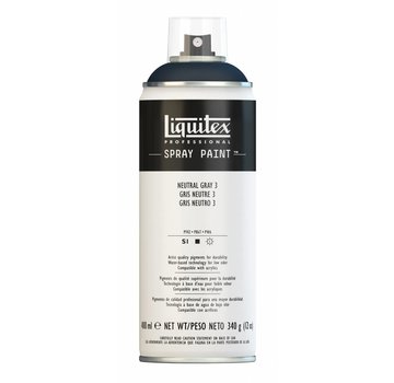 Liquitex Acrylverf spuitbus 400ml Neutral Grey 3