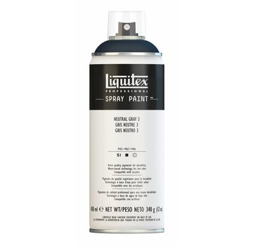 Liquitex Acrylverf spuitbus 400ml Neutral Grey 3