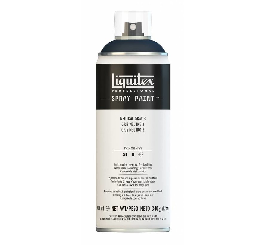 Acrylverf spuitbus 400ml Neutral Grey 3